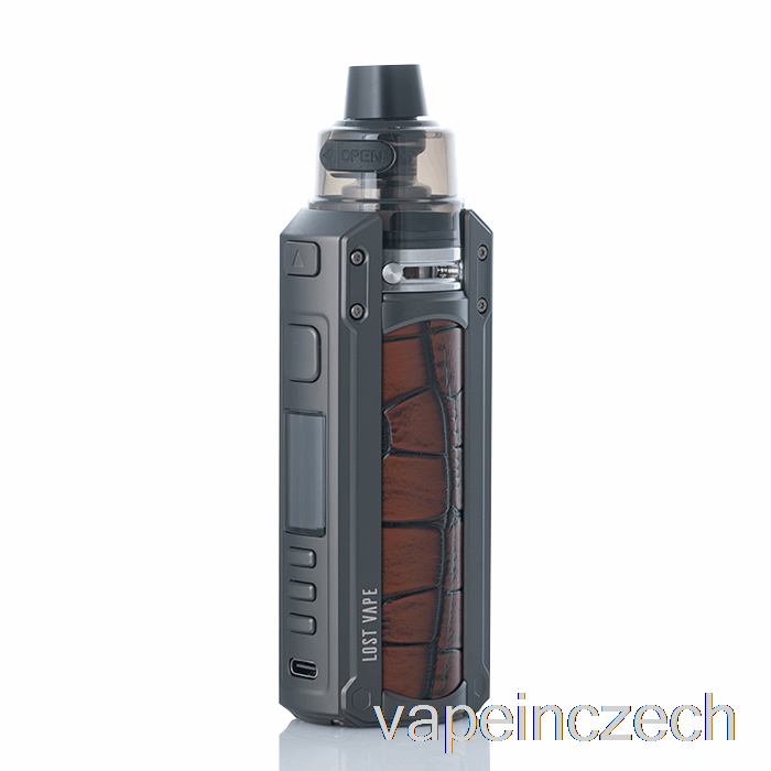 Lost Vape Ursa Quest 100w Pod Mod Kit Gunmetal / Vape Pero Z Krokodýlí Kůže